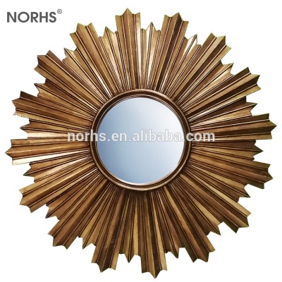 Round designer wall mirrors home garden decor frame mirror manufacturer