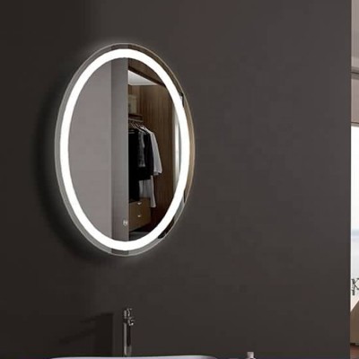 Norhs contemporary illuminated beauty wall backlit oval bathroom mirror for vanities with sensor led lights